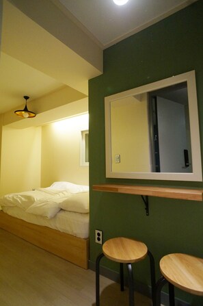 Kamar Double | Seprai premium dan tempat tidur bayi (biaya tambahan)