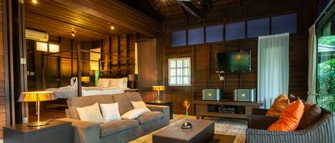 Superior Villa | Escritorio, cortinas opacas, cunas (de pago) y wifi gratis