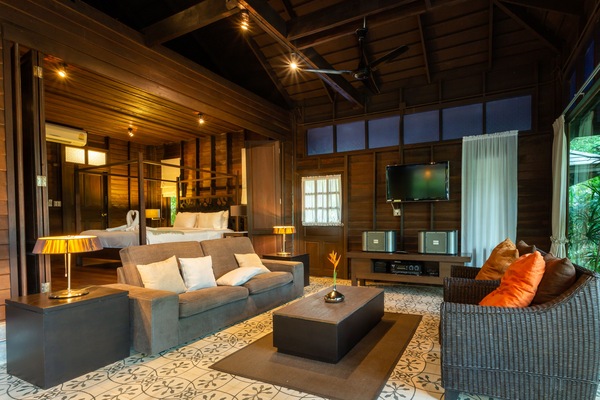 Superior Villa | Escritorio, cortinas opacas, cunas (de pago) y wifi gratis