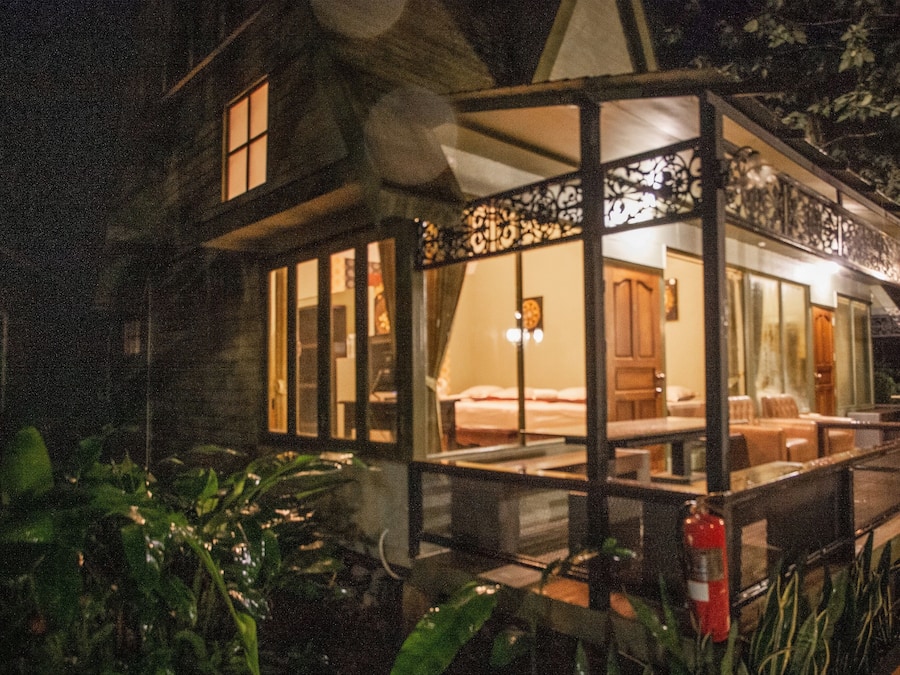 Front of property – evening/night