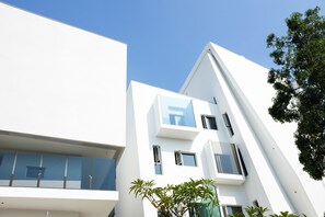 Façade de l’hébergement