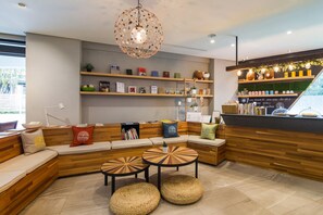 Sala de estar en el lobby