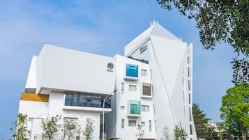 Overnatningsstedets facade