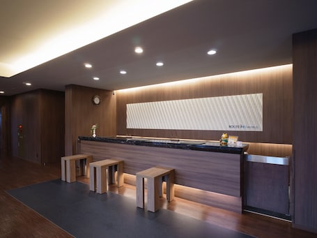Reception. Hotel Route-Inn Ofunato