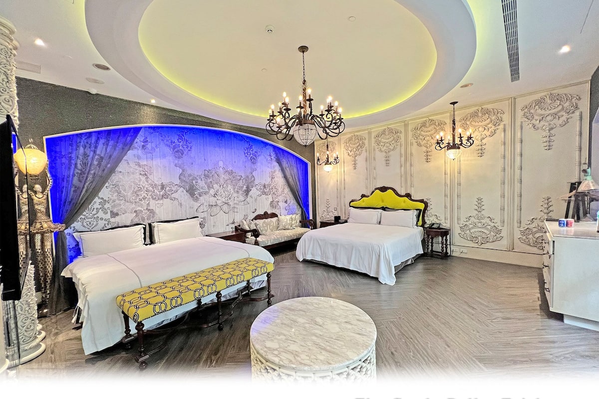 B-響樂VILLA 4人房 | 高档床上用品、迷你吧、特色装修、特色家居