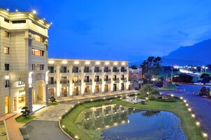 Front of property - evening/night