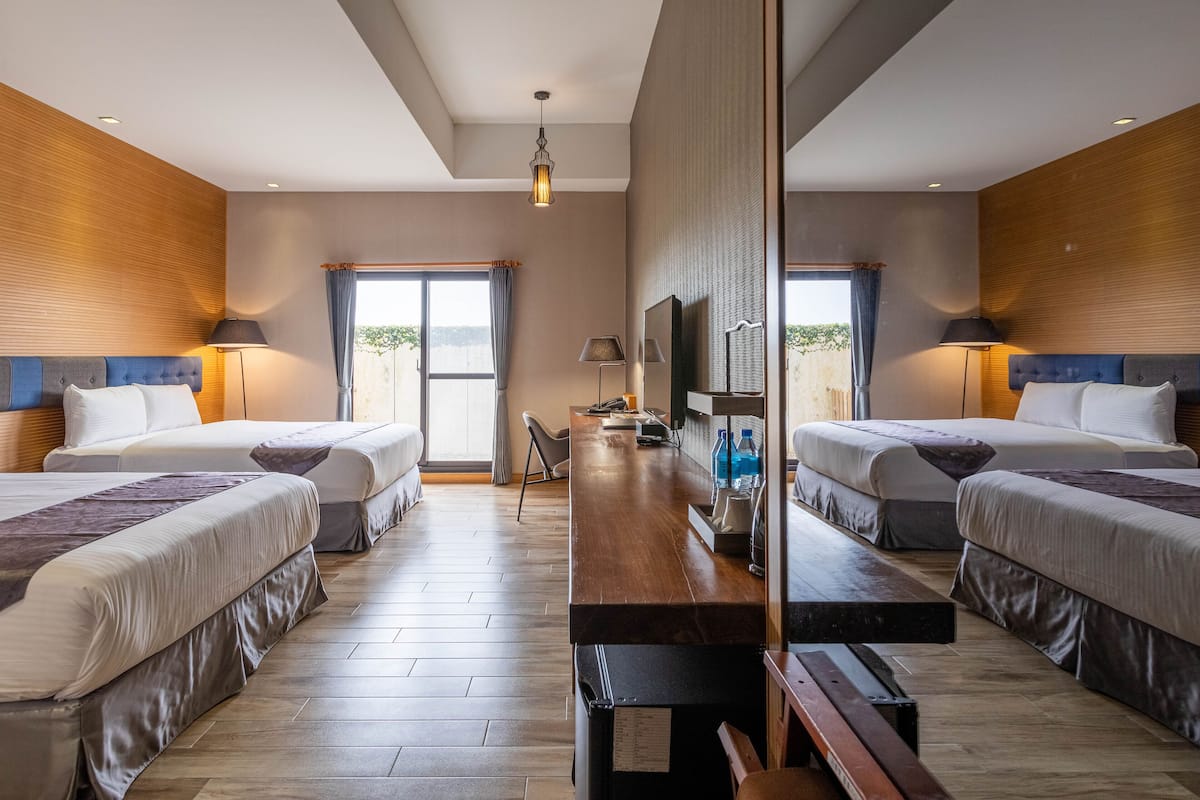 standard quadruple room | premium bedding, down duvets, blackout curtains, free wifi