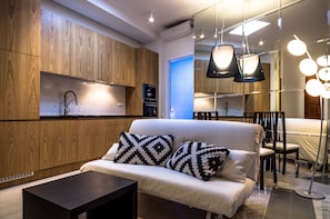 Living area - Residence Okólnik Apartments (Warsaw)