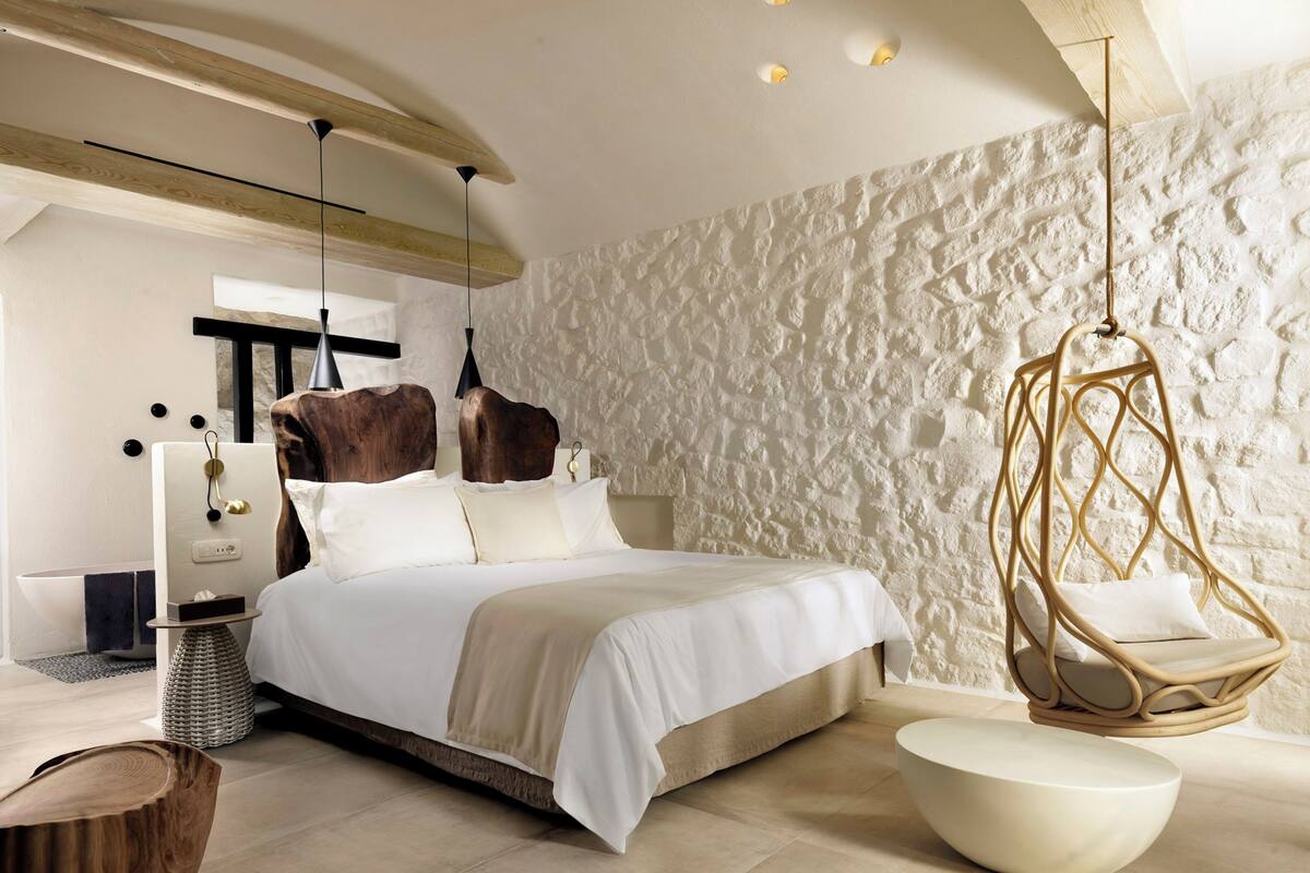 Draps en coton égyptien, literie de qualité supérieure, minibar