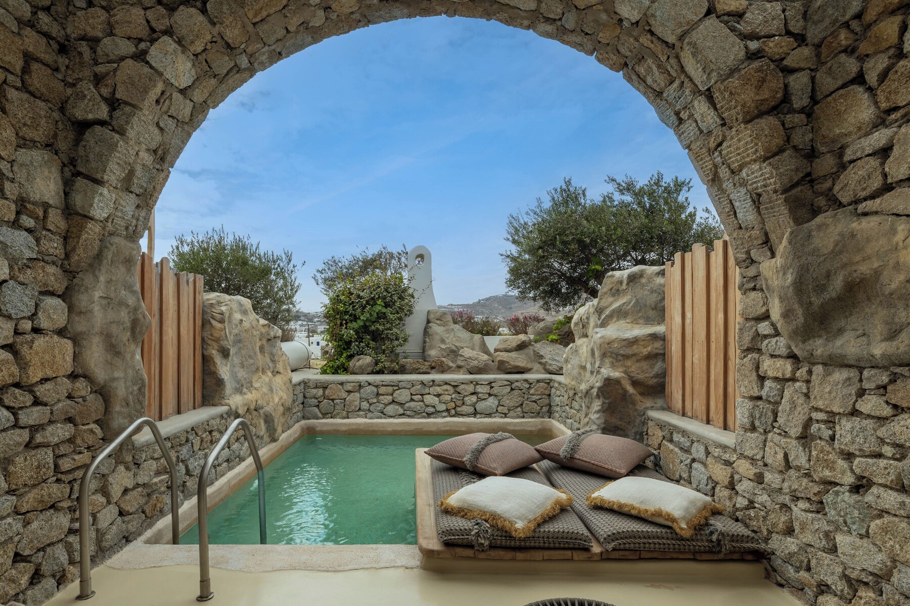 VIP Junior Suite with private pool | Egyptian cotton sheets, premium bedding, minibar, in-room safe