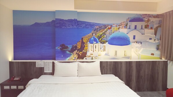 Double Room | Premium bedding, desk, free WiFi - Lotus Yuan Business Hotel (Taoyuan City)