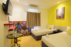 Basic Room, 1 Katil Kelamin (Double) atau 2 Katil Bujang (Single) | Katil lipat simpan/tambahan, Wi-fi percuma 