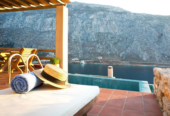 家庭套房, 私人游泳池 (Thalassa) | 私人游泳池