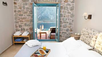 Family Suite, Private Pool (Thalassa) | In-room safe, desk, laptop workspace, soundproofing