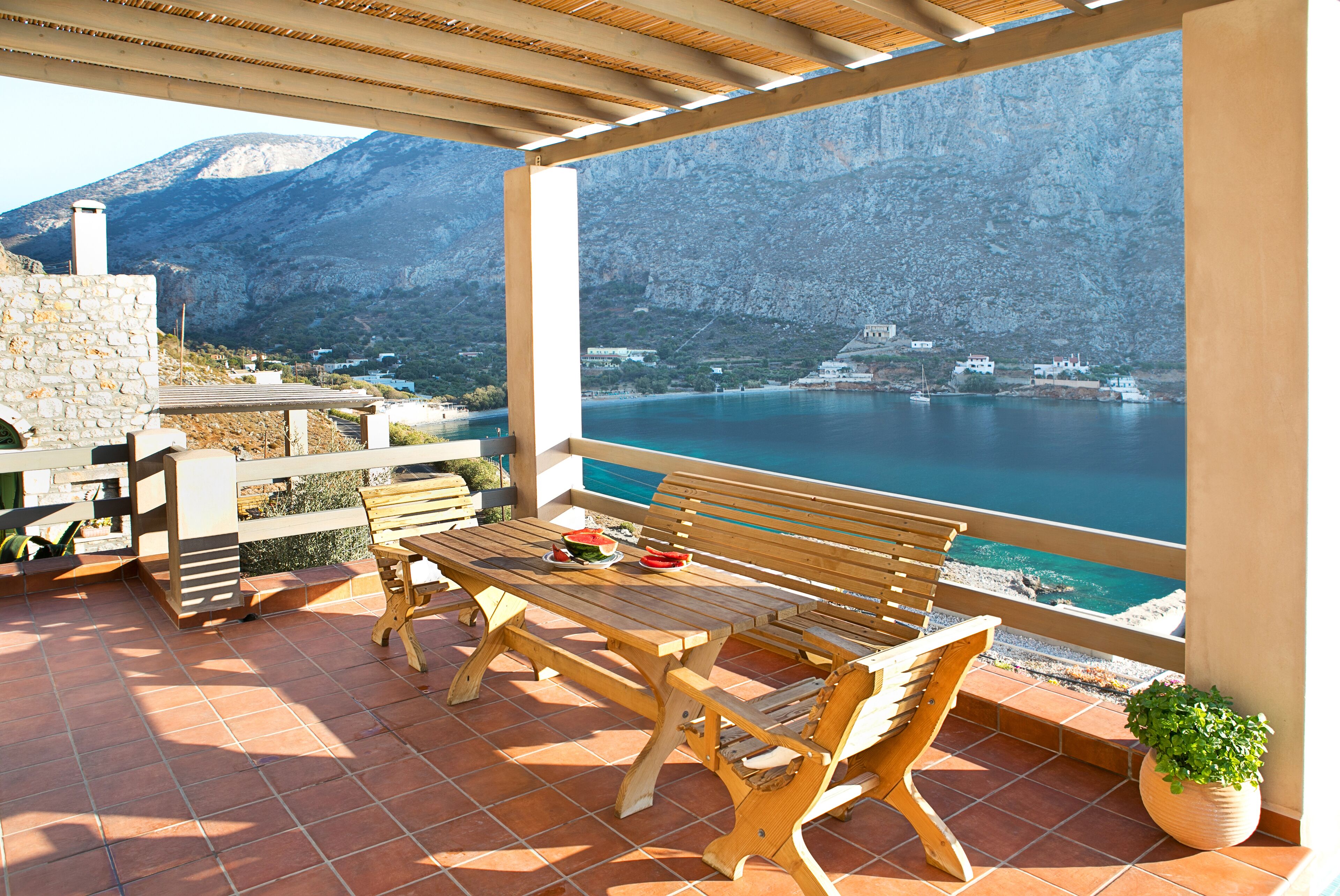 Family Suite, Private Pool (Thalassa) | Terrace/patio