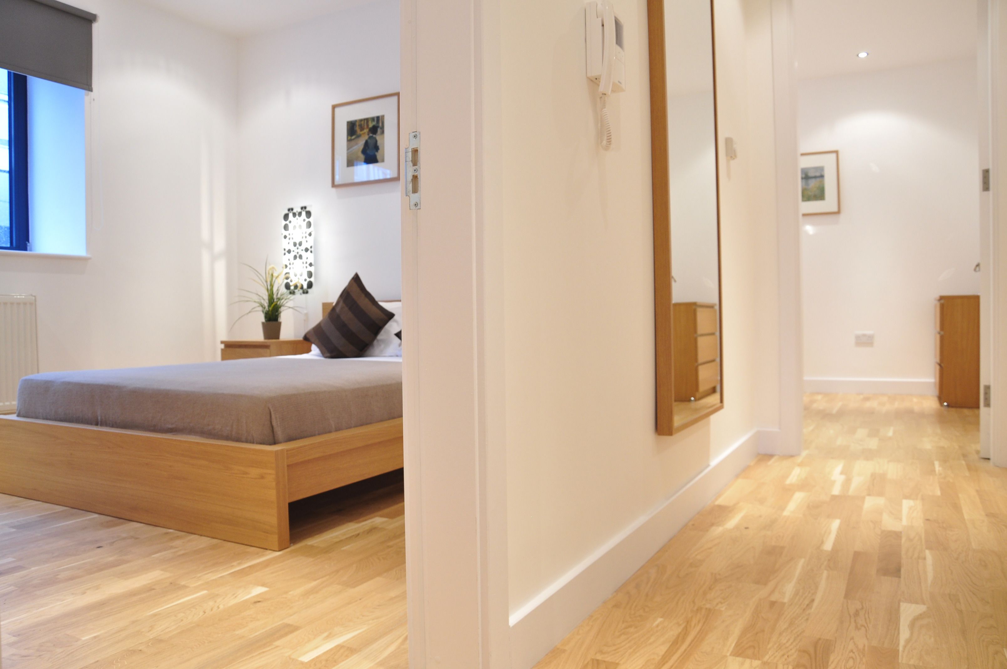 Hypo-allergenic bedding, individually decorated, individually furnished