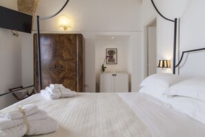 Ropa de cama de alta calidad y minibar