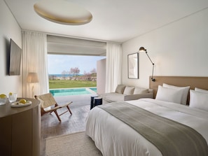 Astir Executive Guestroom,Private Pool | Premium bedding, in-room safe, desk, soundproofing - Grecotel Astir Palace (Alexandroupoli)