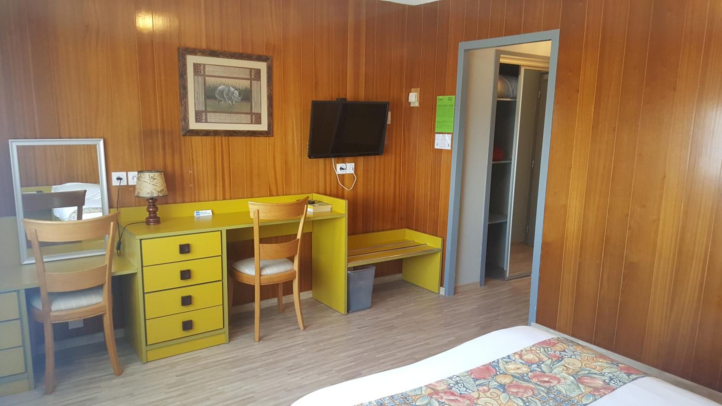 individually decorated, desk, iron/ironing board, rollaway beds