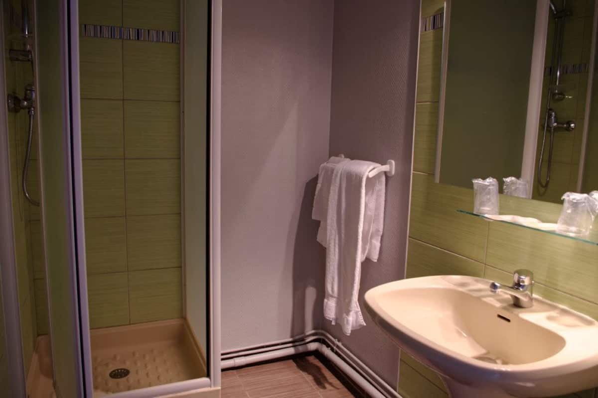 free toiletries, hair dryer, bidet, towels