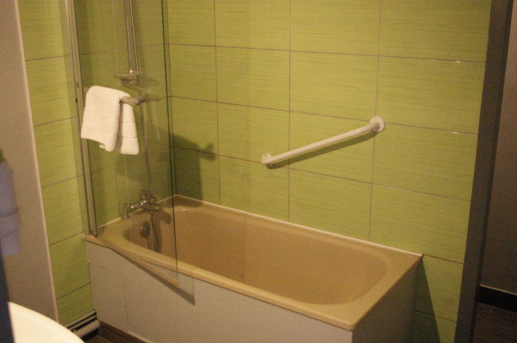 free toiletries, hair dryer, bidet, towels