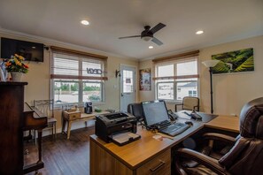 Vue depuis l’hébergement