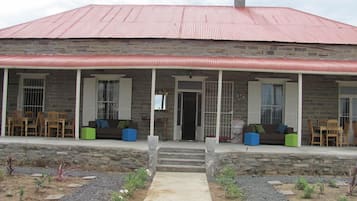 Majoituspaikan julkisivu