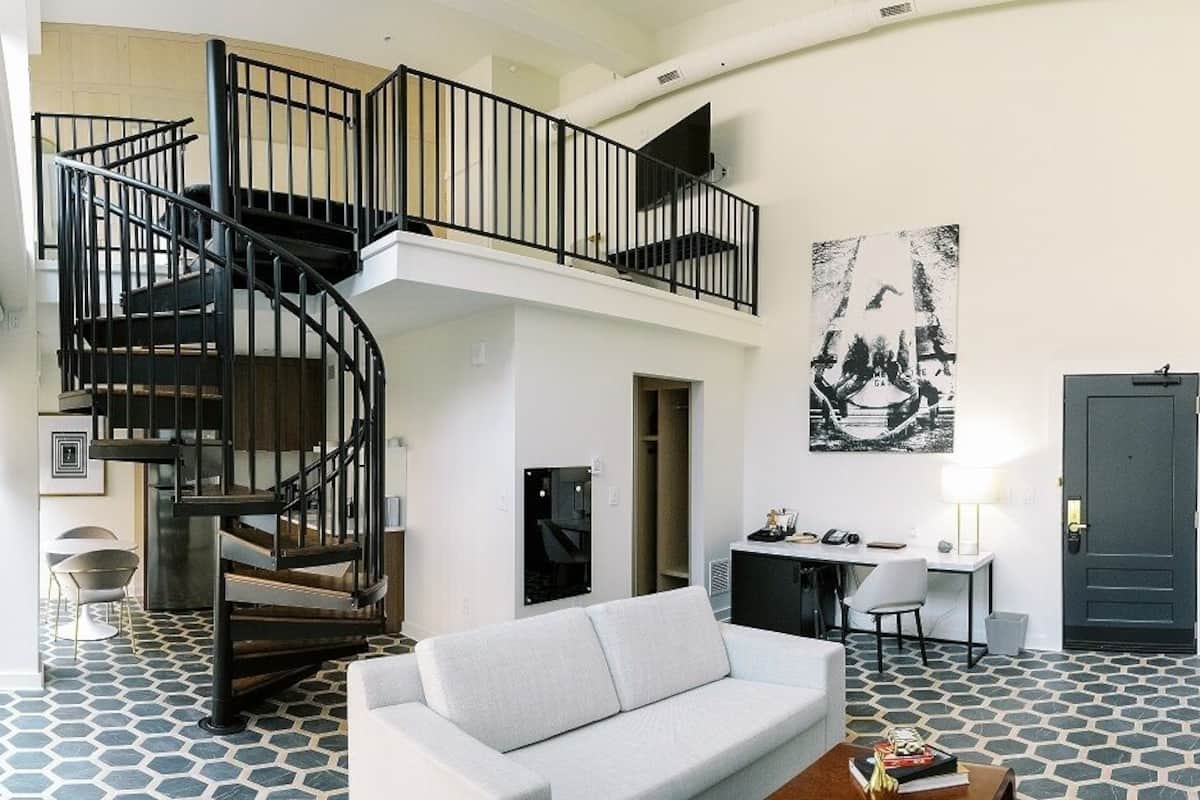 Luxury Loft, 1 King Bed, Kitchenette | 1 bedroom, premium bedding, in-room safe, desk
