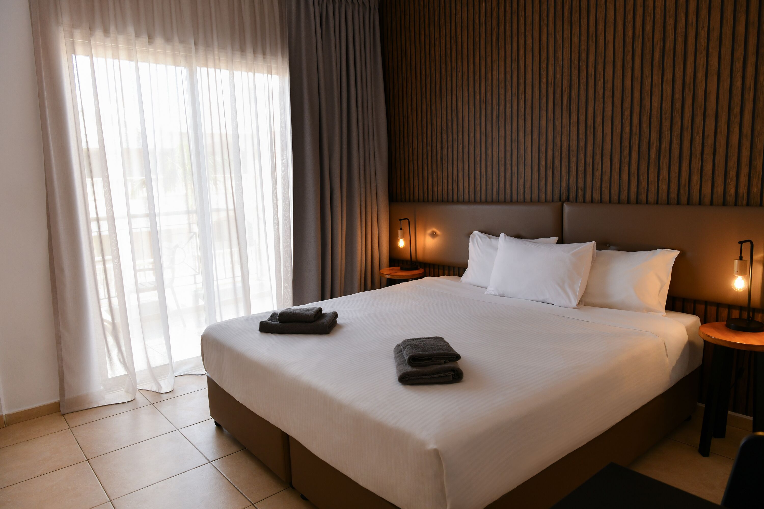 Studio, balkon, pemandangan kota | Kedap suara dan setrika/meja setrika