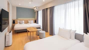 Family Room for 4 adult, Non Smoking (with Kitchen, 13-14th floors, 46 sqm) | 1 bedroom, in-room safe, desk, soundproofing