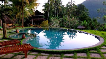 室外游泳池,无边泳池,24 小时开放,日光浴躺椅