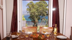 Appartement, 2 chambres, vue mer | Balcon