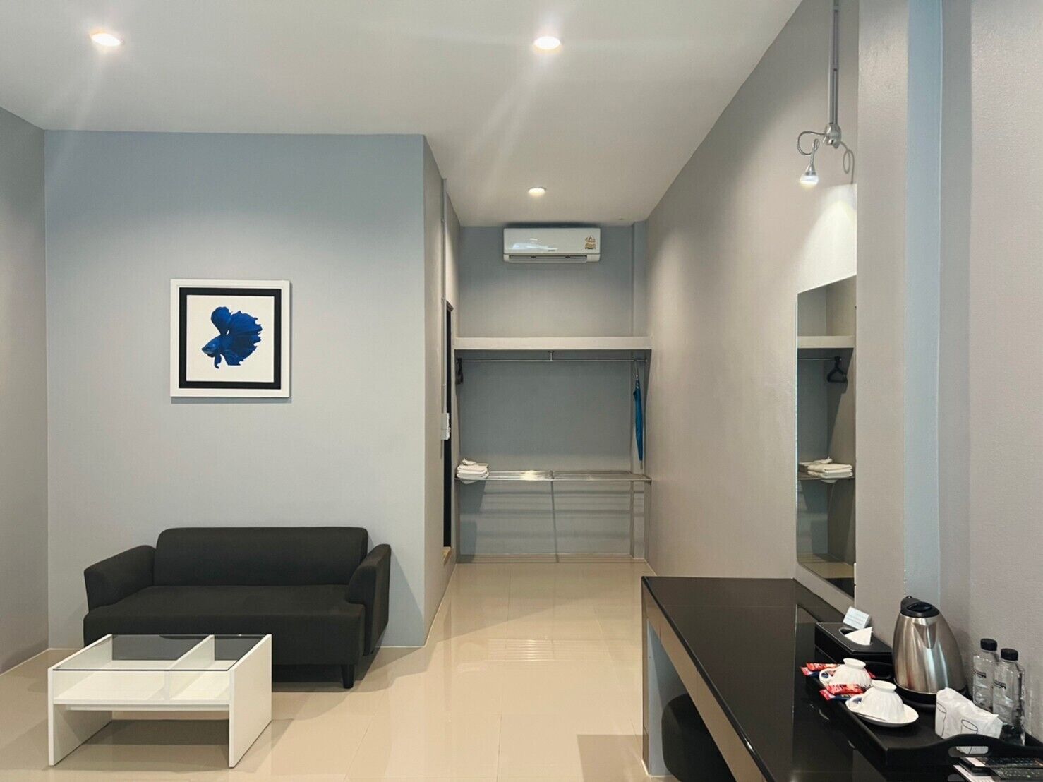 standard twin room (a) | minibar, blackout curtains, soundproofing, free wifi