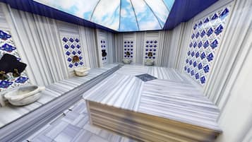 Hammam, hammam, gommages corporels, 2 salles de soins