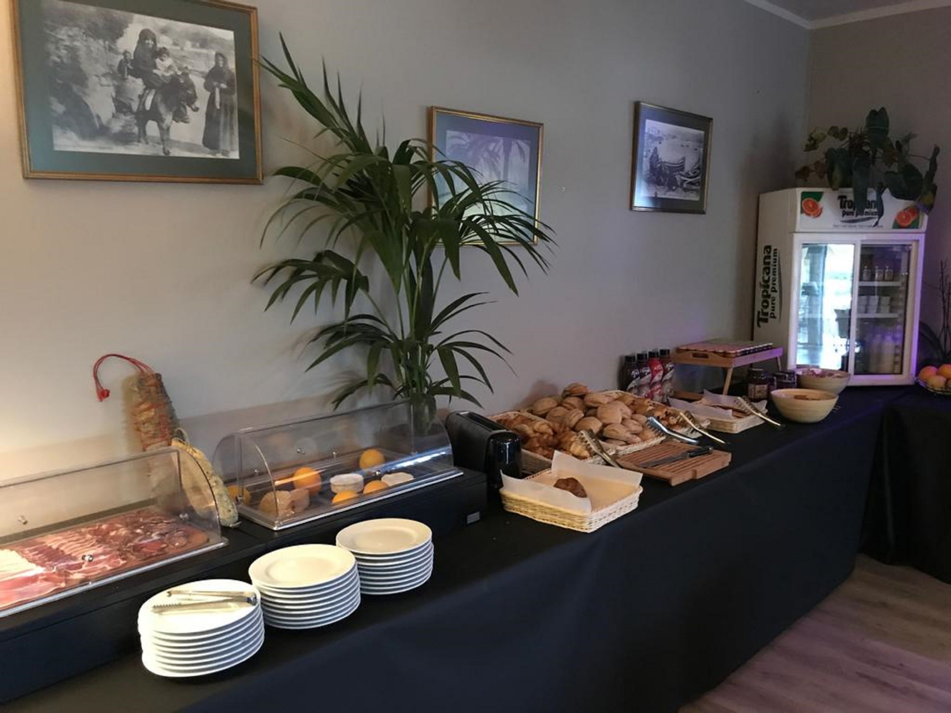 daily buffet breakfast (eur 15 per person)