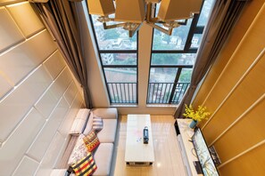 Grand Duplex(Mainland Chinese Citizen Only) | 1 bedroom, premium bedding, laptop workspace, blackout drapes - Bodun International Serviced Apartment - Guangzhou (Guangzhou)