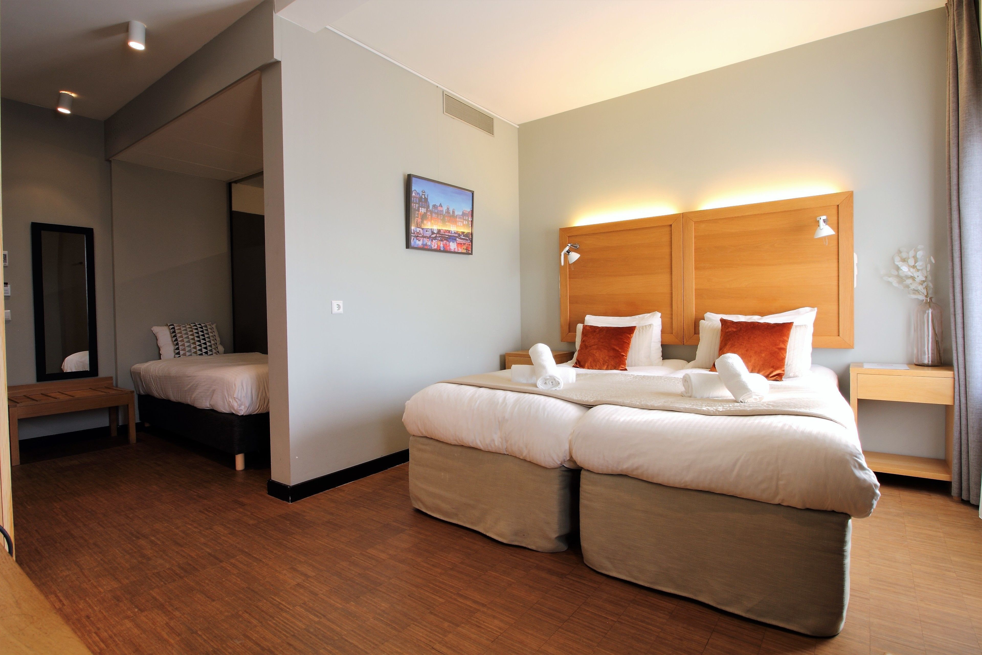 In-room safe, desk, blackout curtains, iron/ironing board