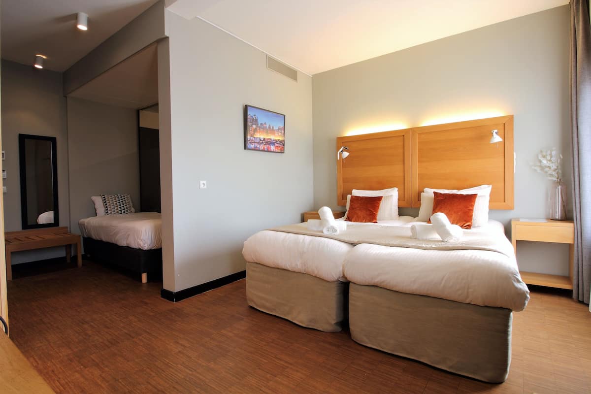 In-room safe, desk, blackout curtains, iron/ironing board