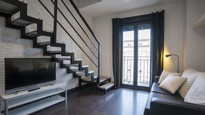 Duplex (4 people) | Living room - Apartamentos Logroño (Logroño)