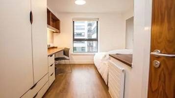 Desk, blackout drapes, iron/ironing board, free WiFi