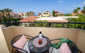 Family Apartment, 1 Bedroom, Garden View | Balcony view