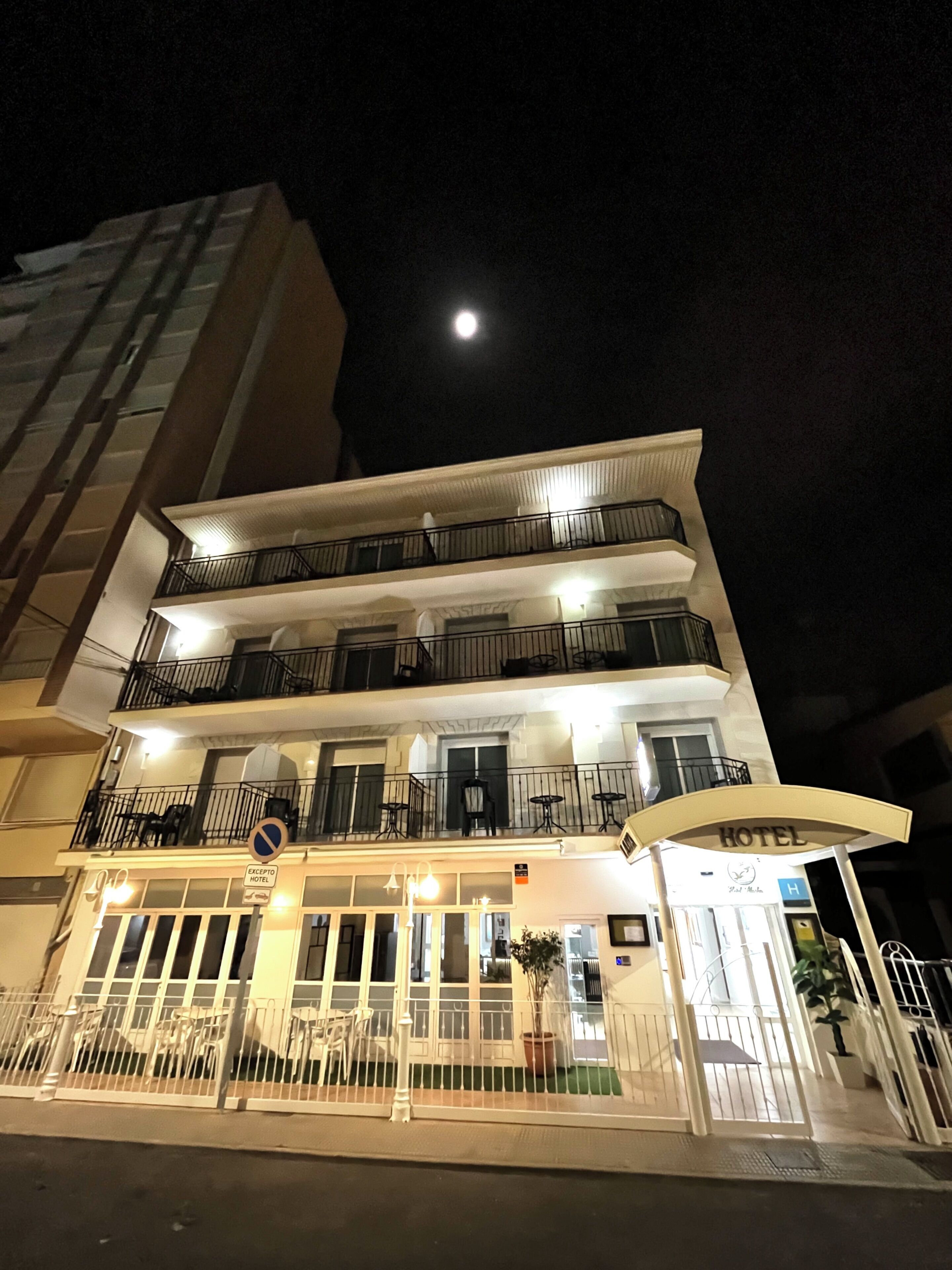 Façade de l’hébergement