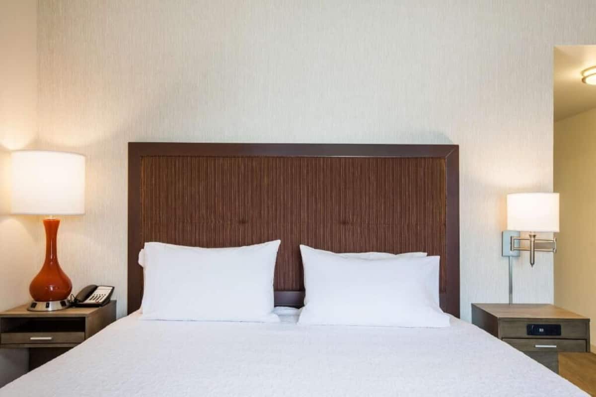 In-room safe, desk, laptop workspace, blackout drapes