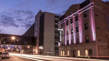 Front of property – evening/night