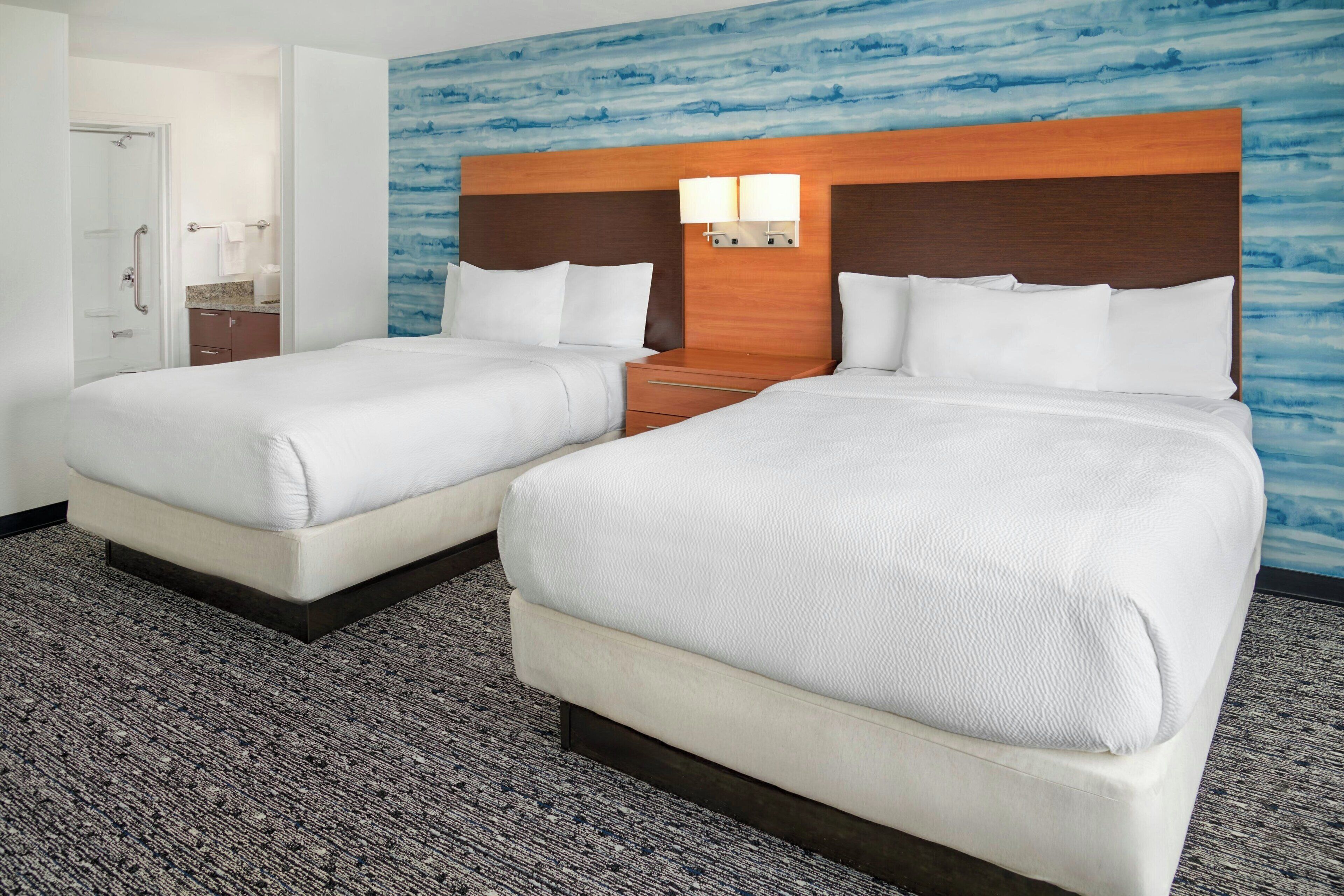 Studio, 2 Queen Beds, City View