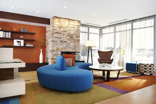 Sala de estar en el lobby
