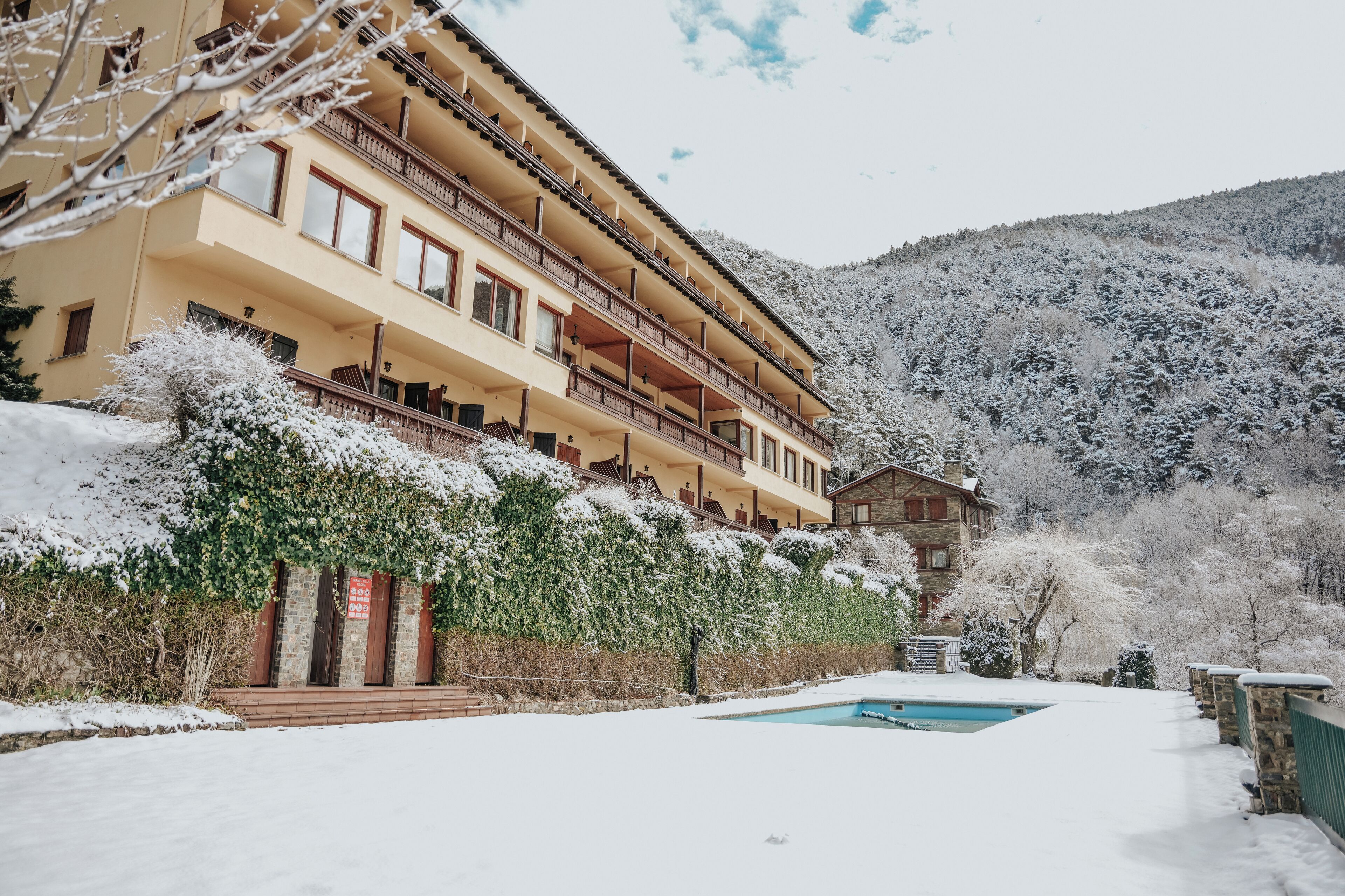 Voorkant van accommodatie