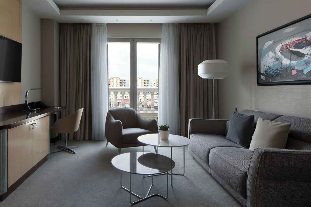 Executive-Suite, 1 King-Bett und Schlafsofa | Wohnzimmer