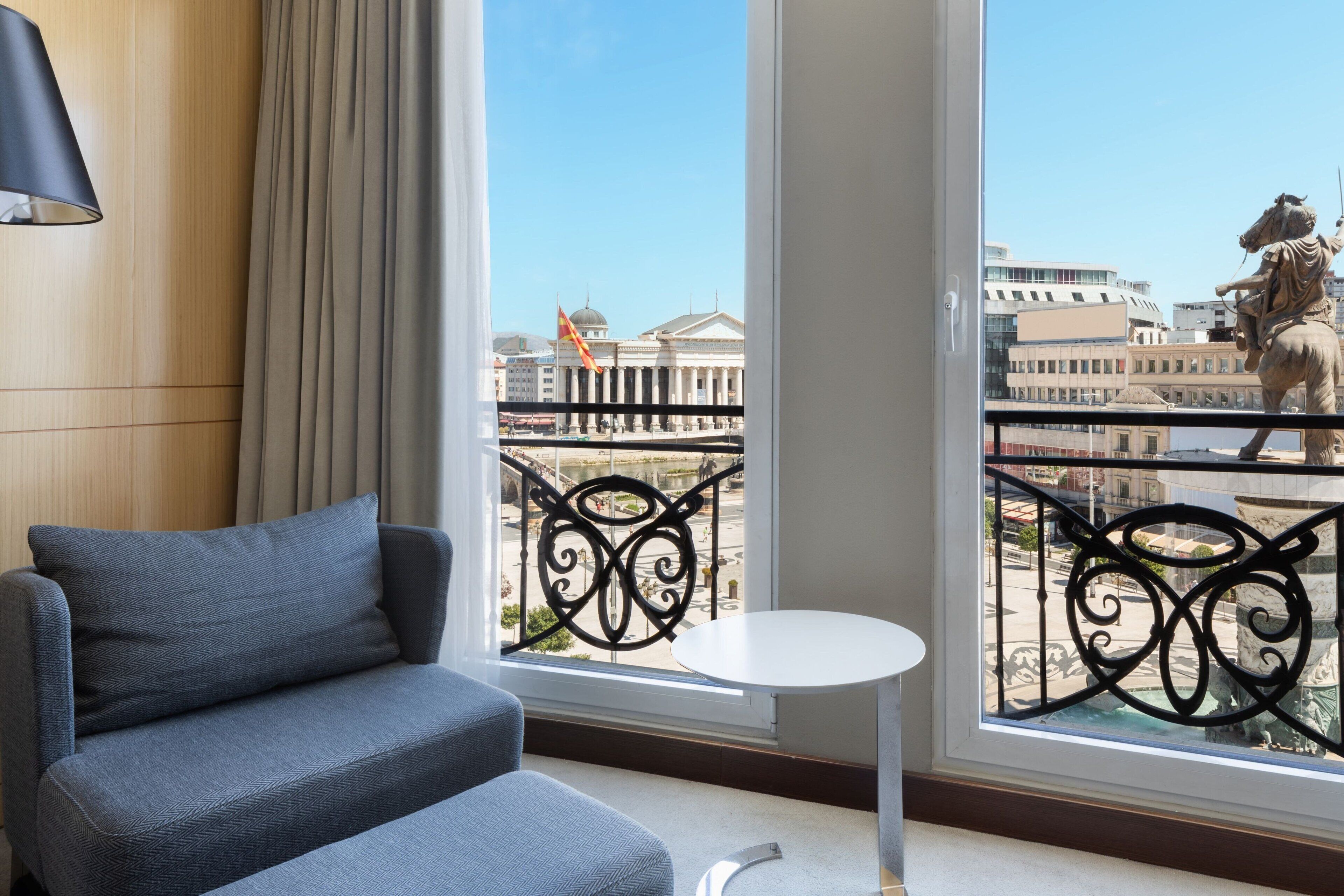 room, 1 king bed (view) | 1 bedroom, premium bedding, minibar, in-room safe