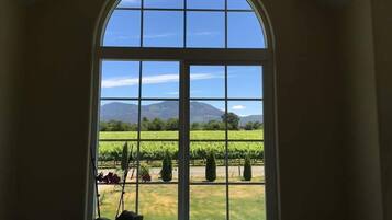 Vue depuis lâhĂ©bergement